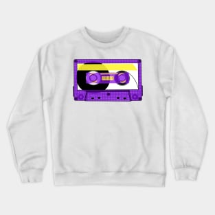 Nonbinary Flag Cassette Crewneck Sweatshirt